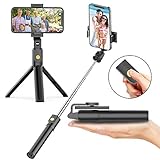 Soft Digits Bluetooth Selfie Stick Stativ, 3 in 1...